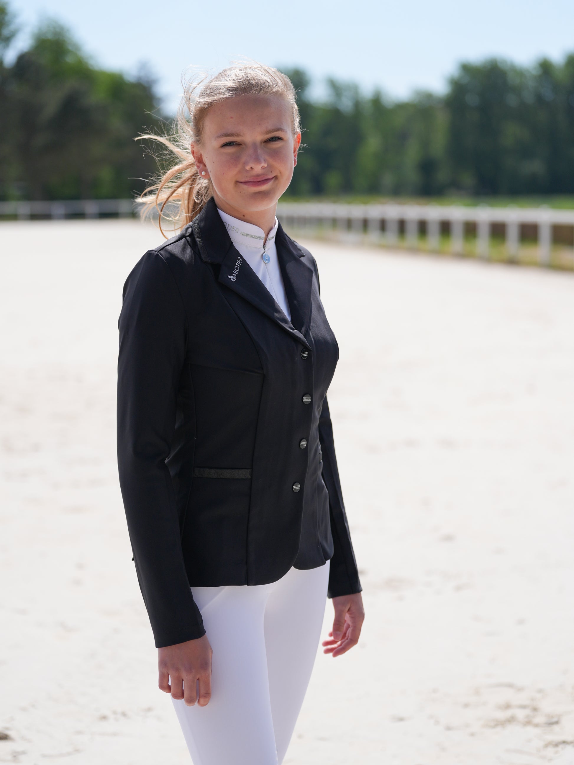 Veste de concours femme Colette Noir