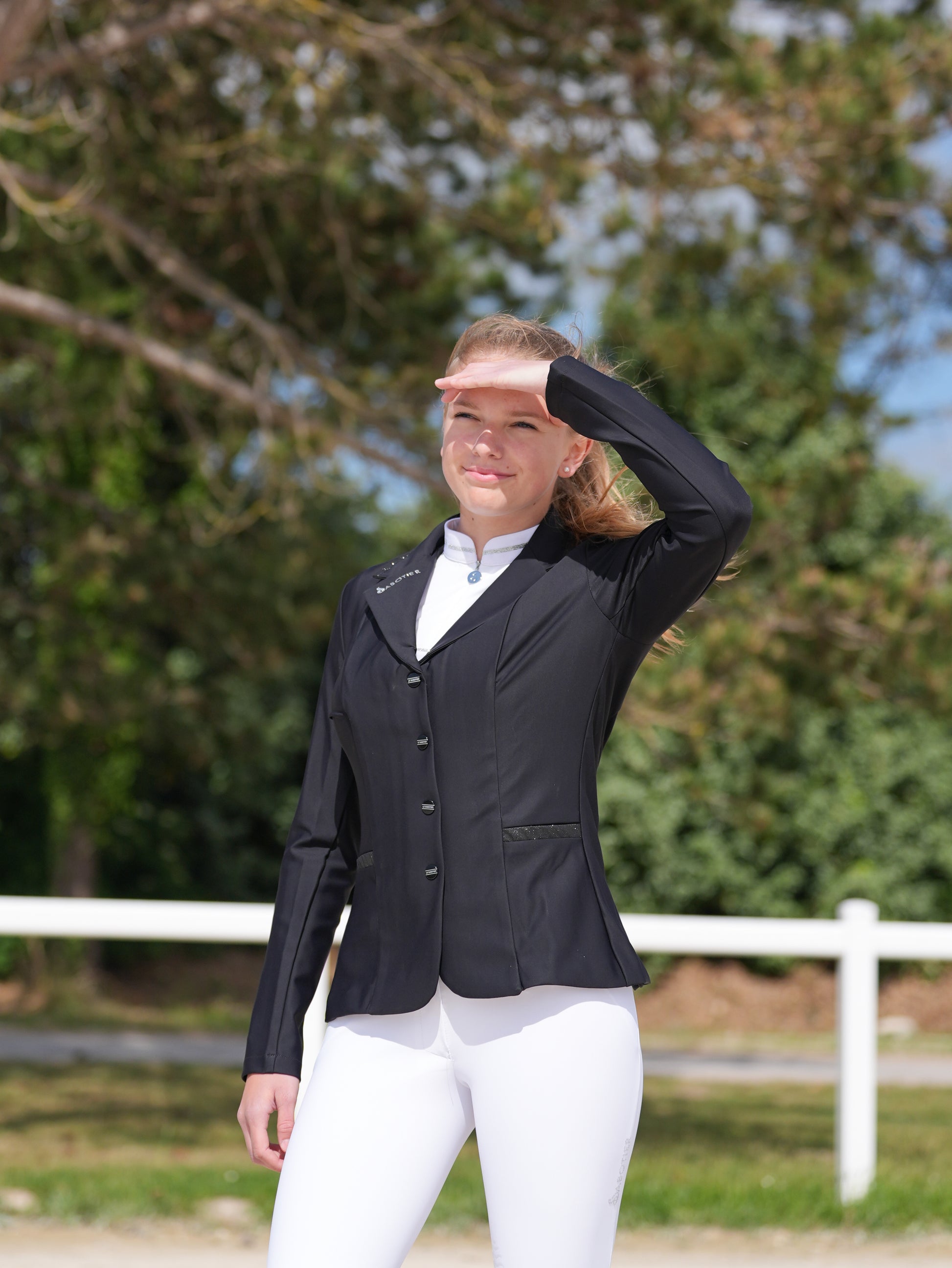 Veste de concours femme Colette Noir