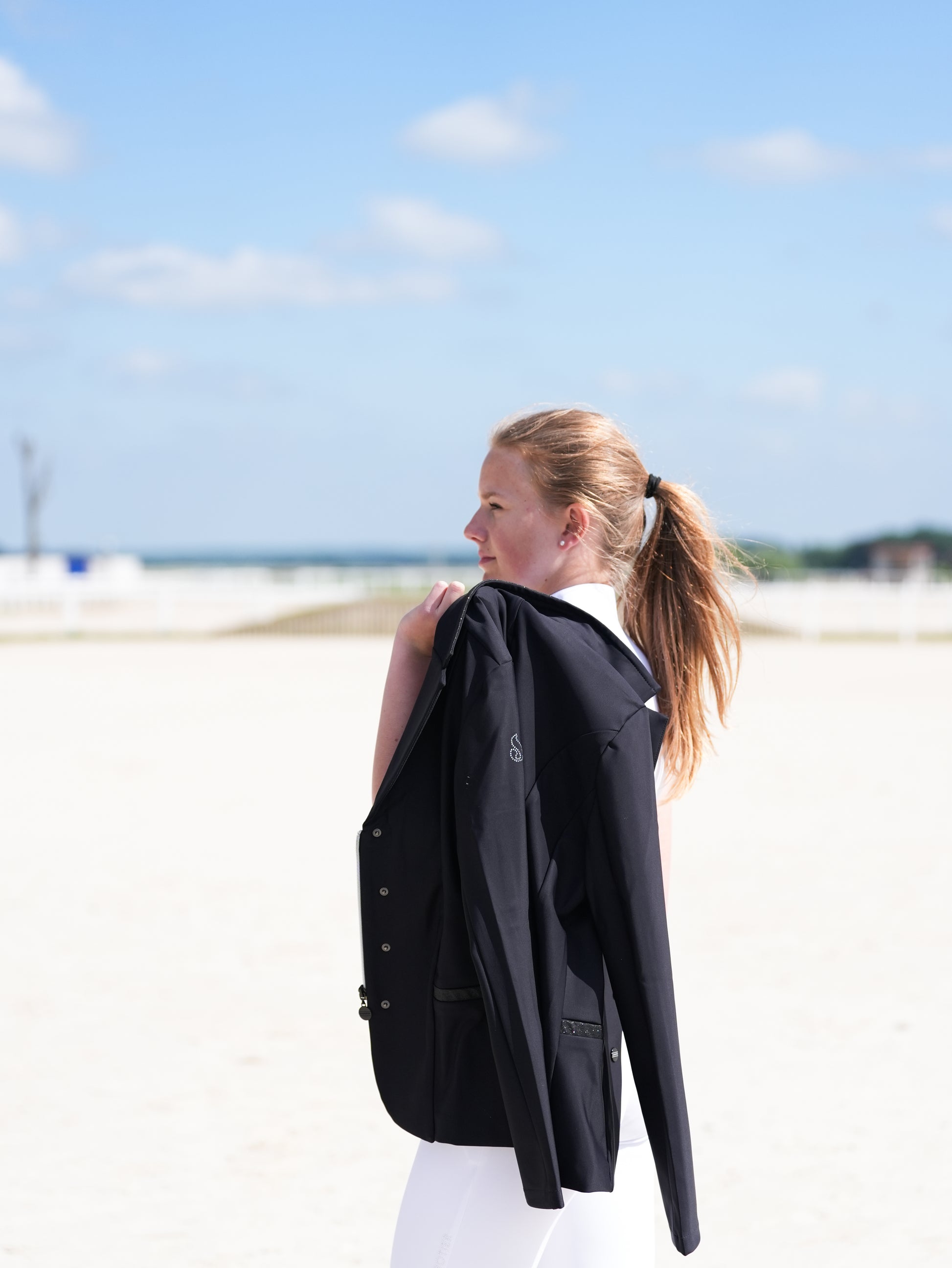 Veste de concours femme Colette Noir