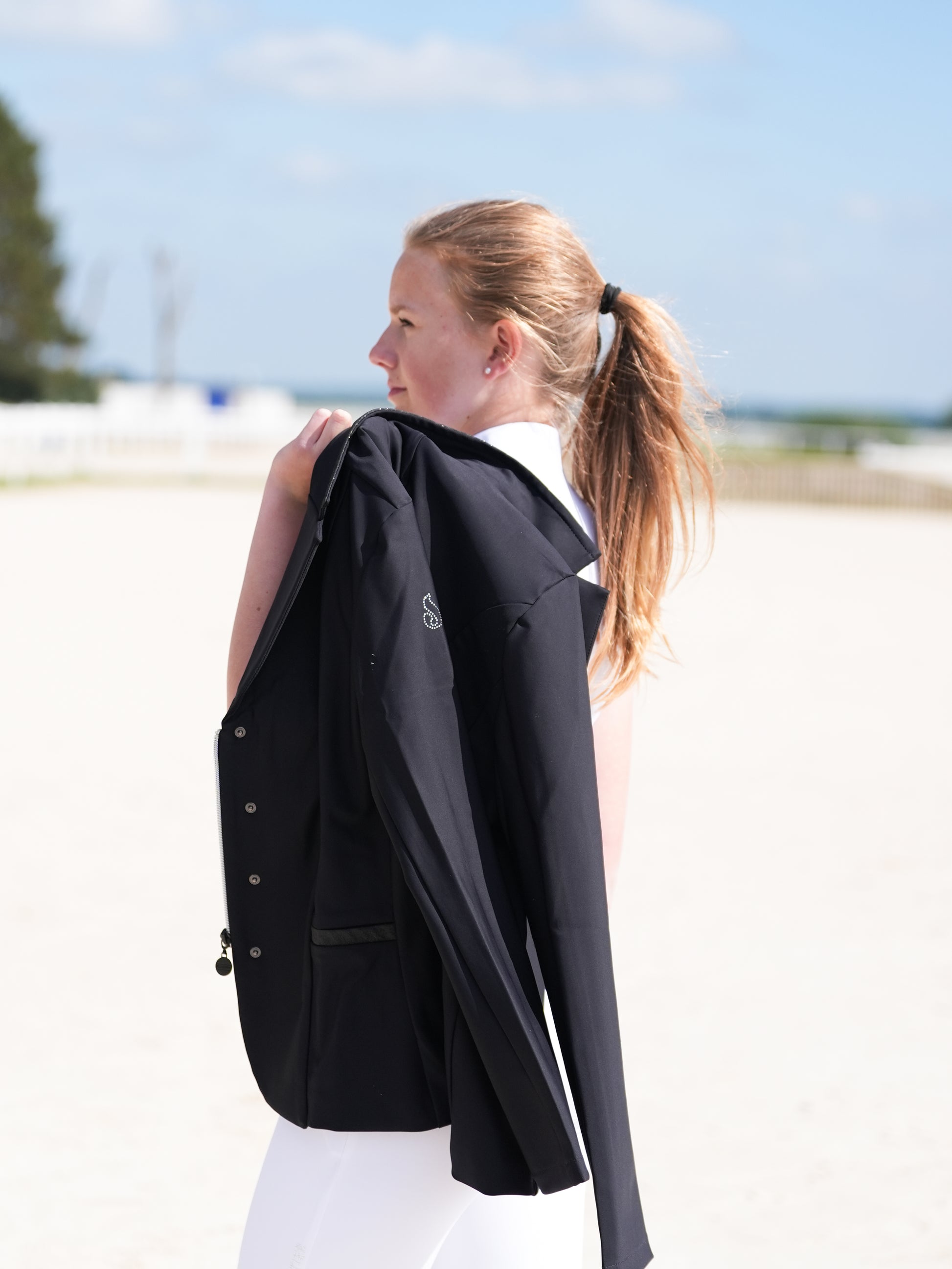 Veste de concours femme Colette Noir